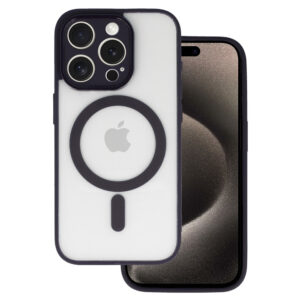 Acrylic Magsafe Θήκη για Iphone 15 Pro Μωβ