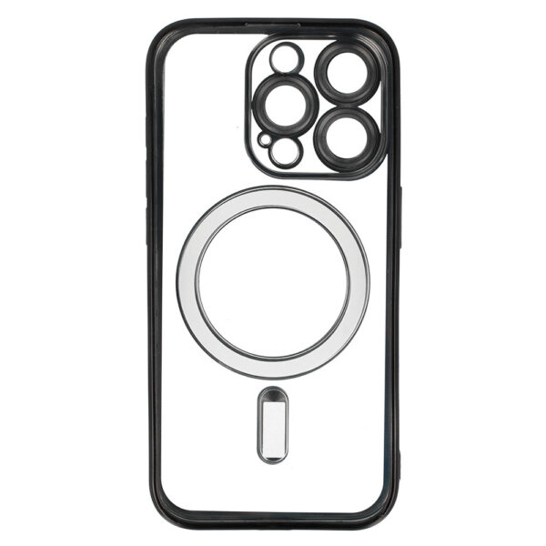 Metallic Magsafe Θήκη για Iphone 14 Μαύρη
